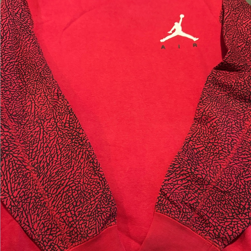 Red Jordan Air Sweatshirt